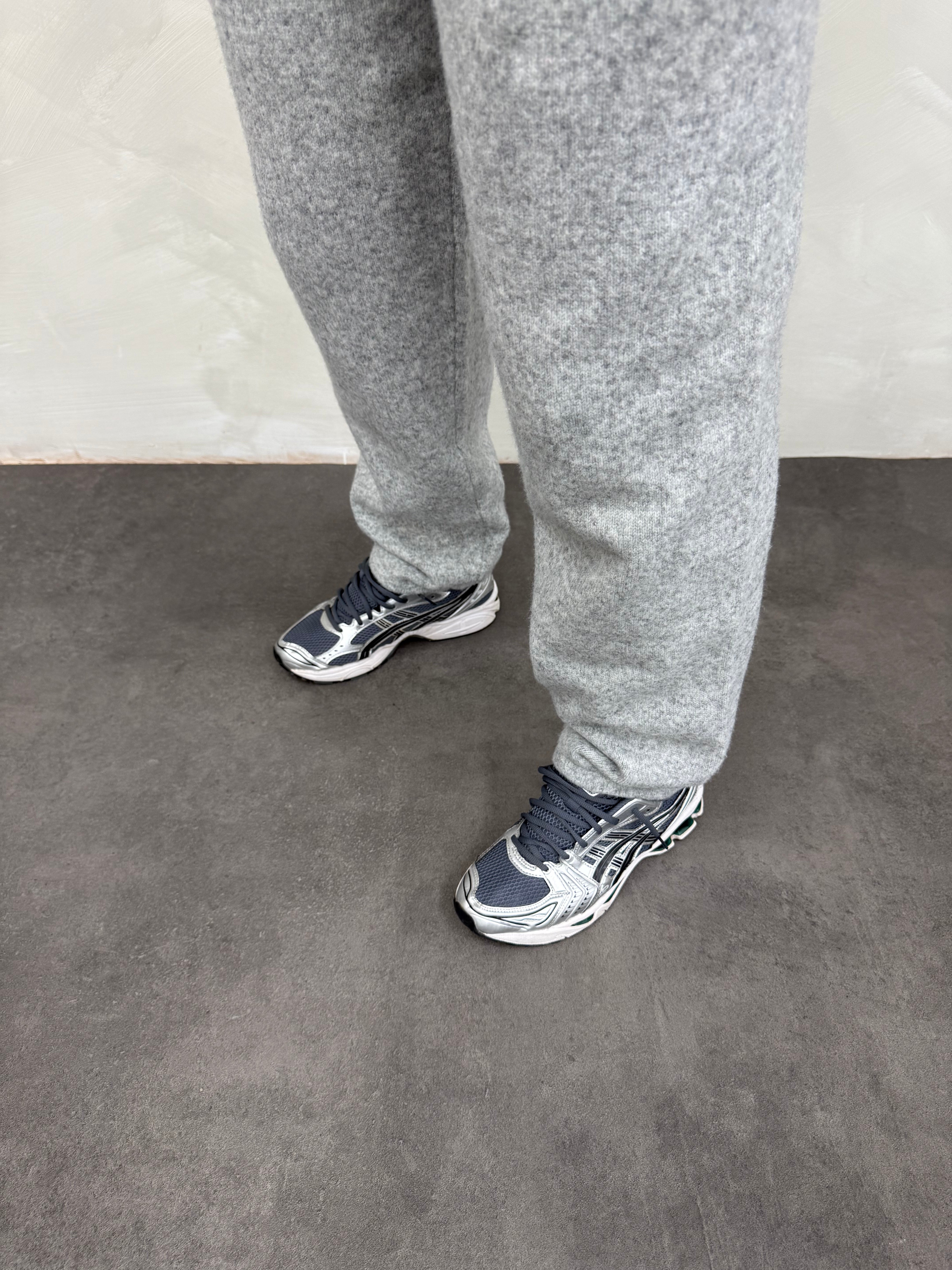 CD Logo Knit Joggers - Grey