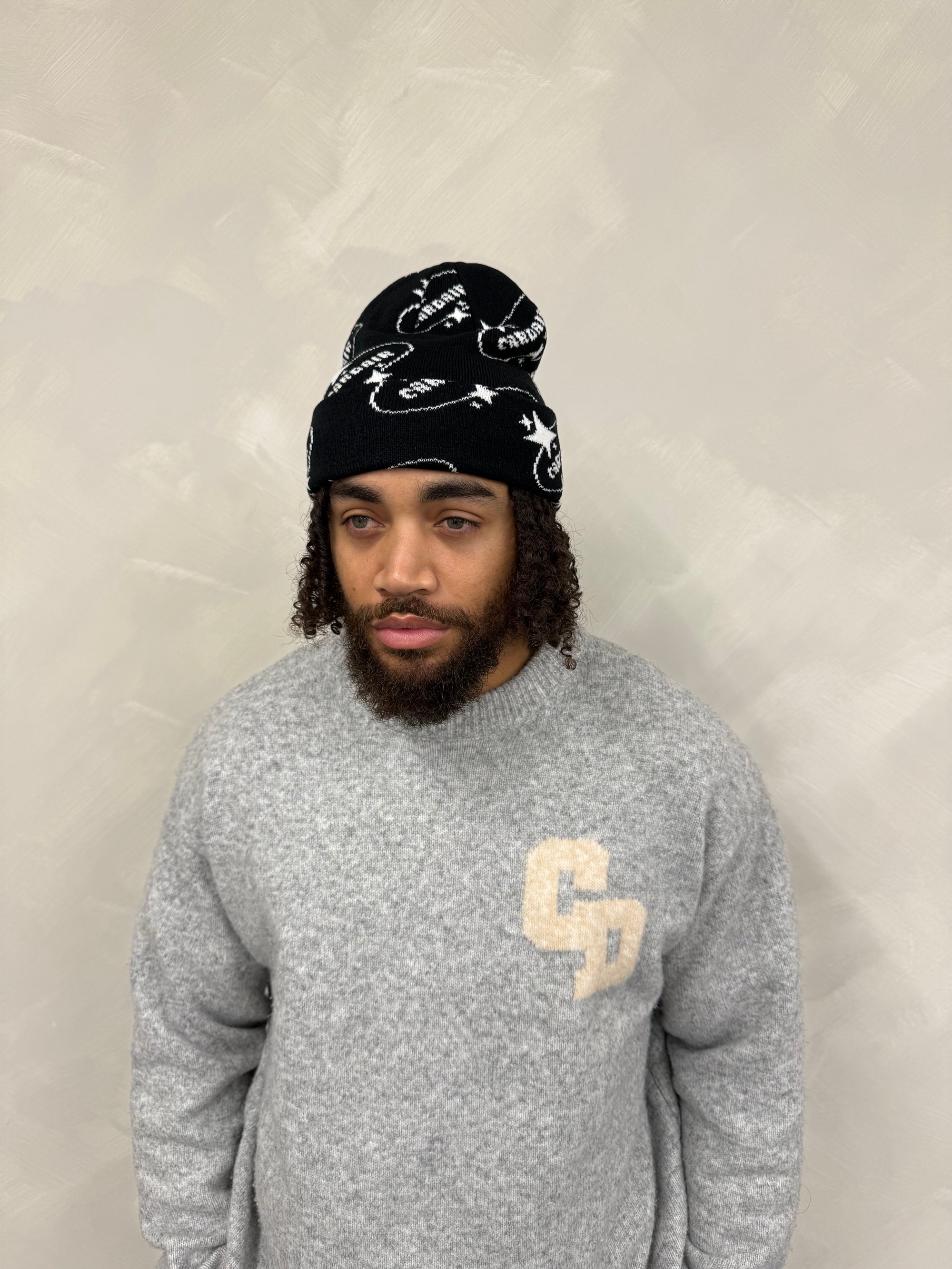 Star Logo Beanie - Black