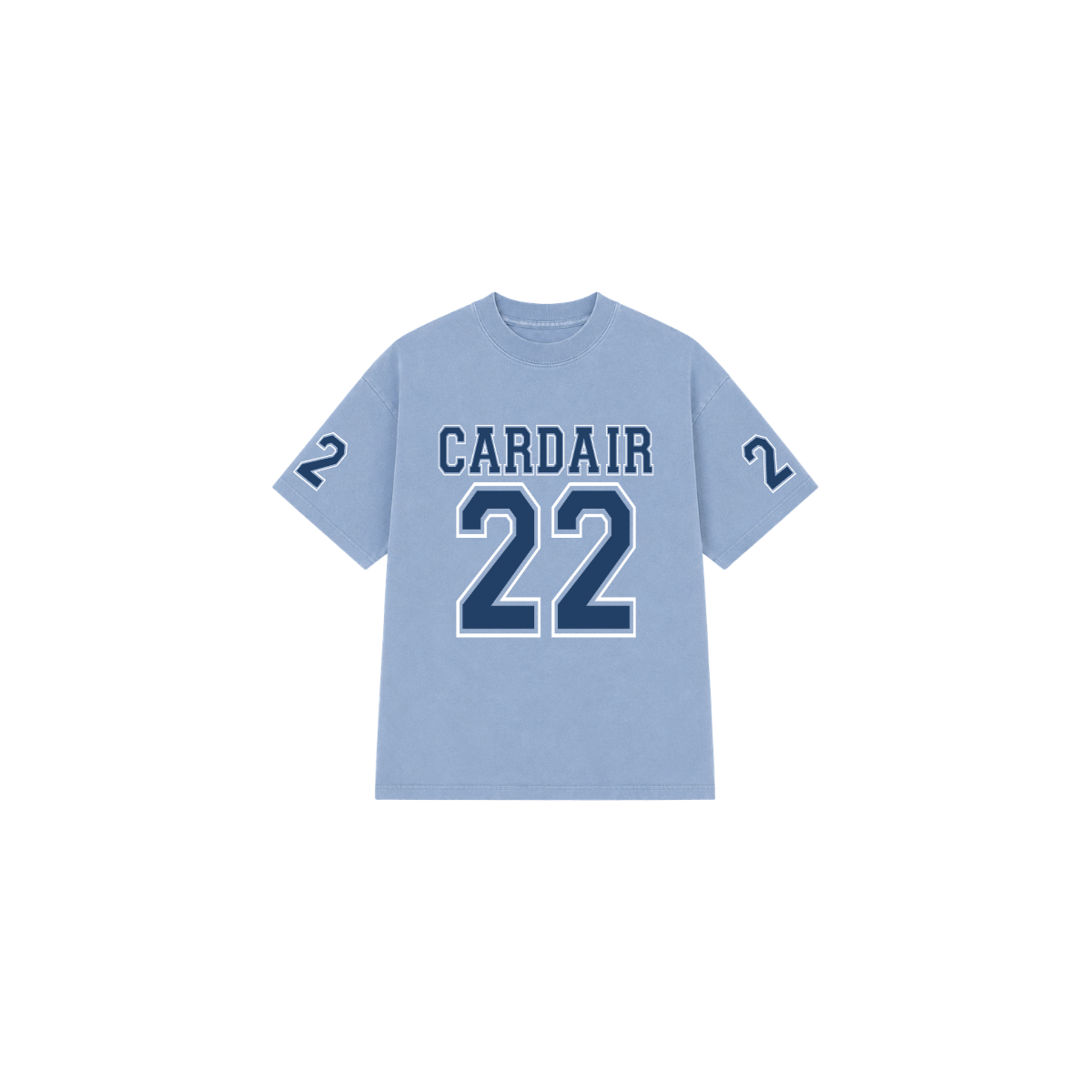 Varsity T Shirt - Sky Blue