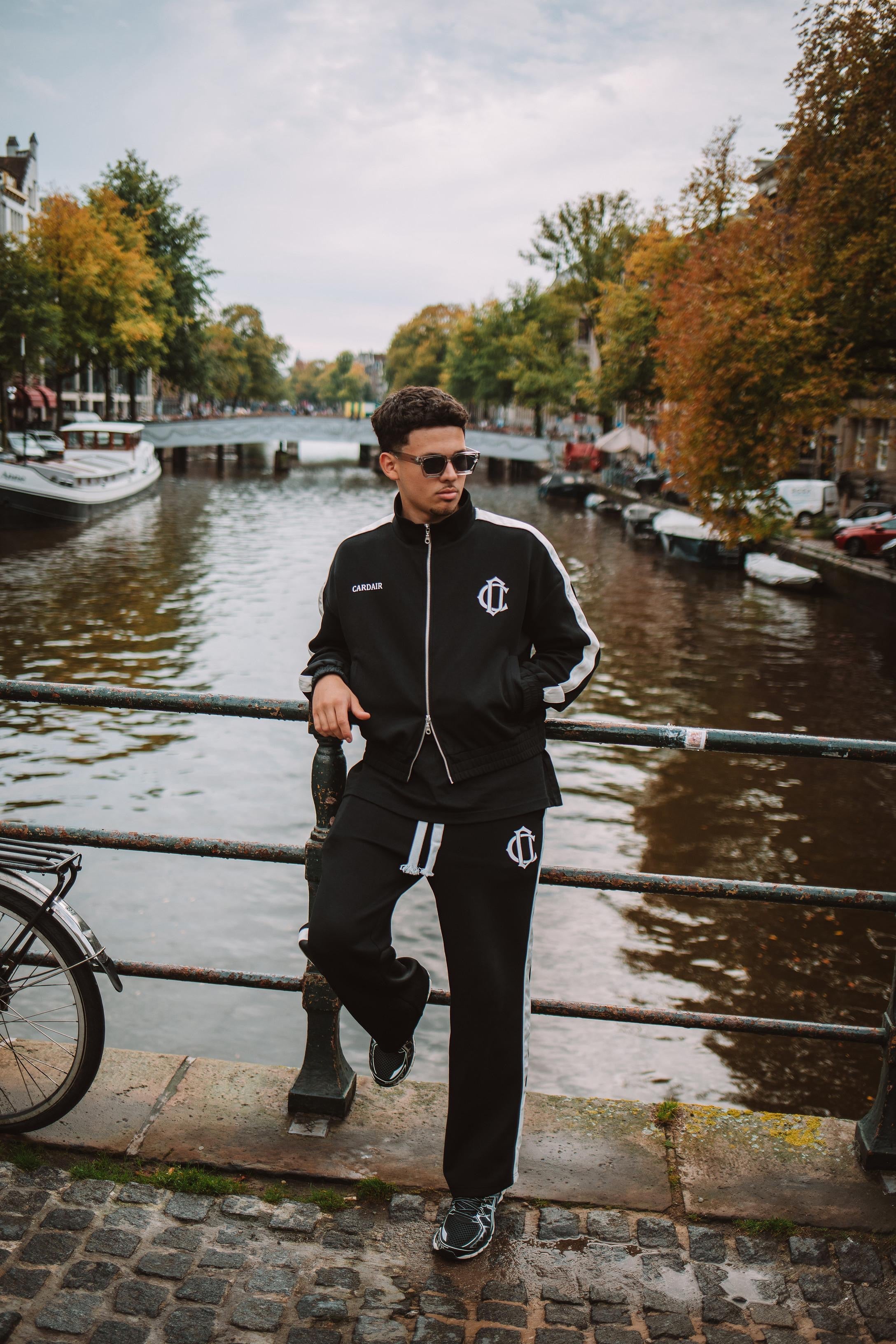 Club Emblem Track Pants - Black