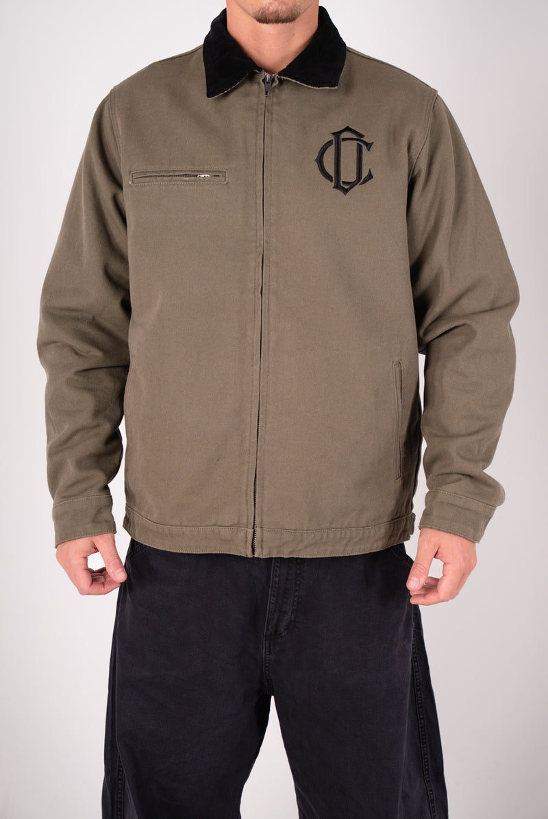 CD Emblem Farmers Jacket - Khaki