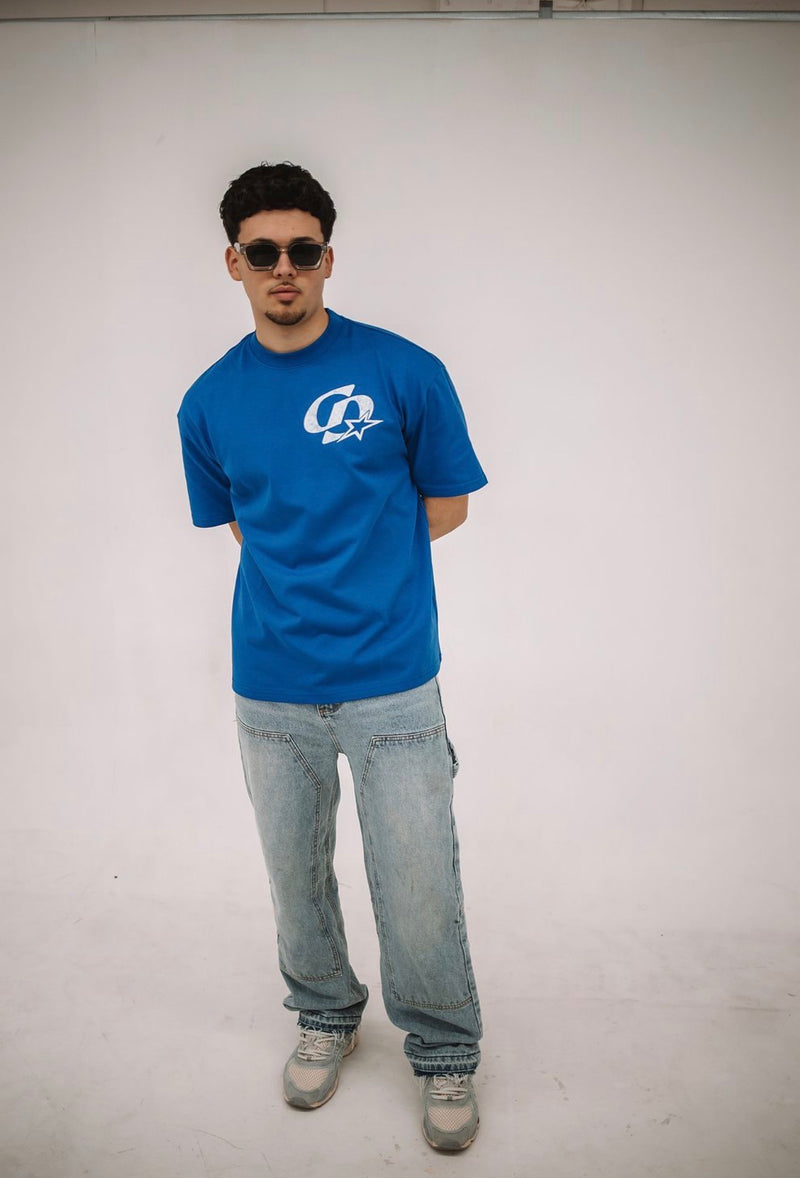CD Star T Shirt - Cobalt Blue