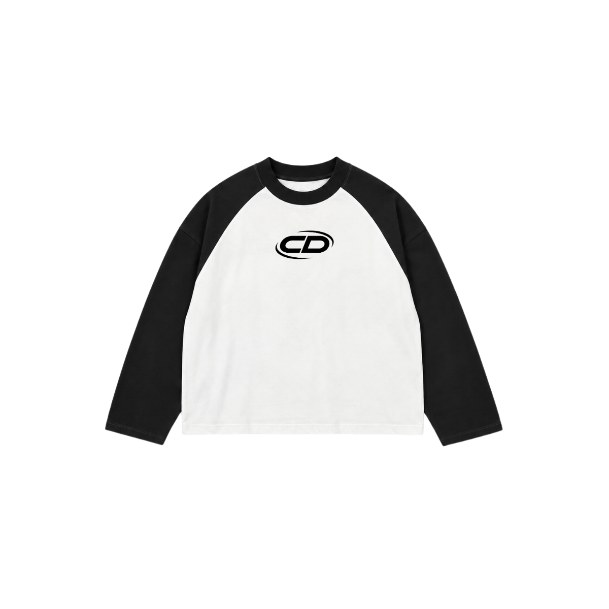 Studio Long Sleeve T Shirt - White/Black