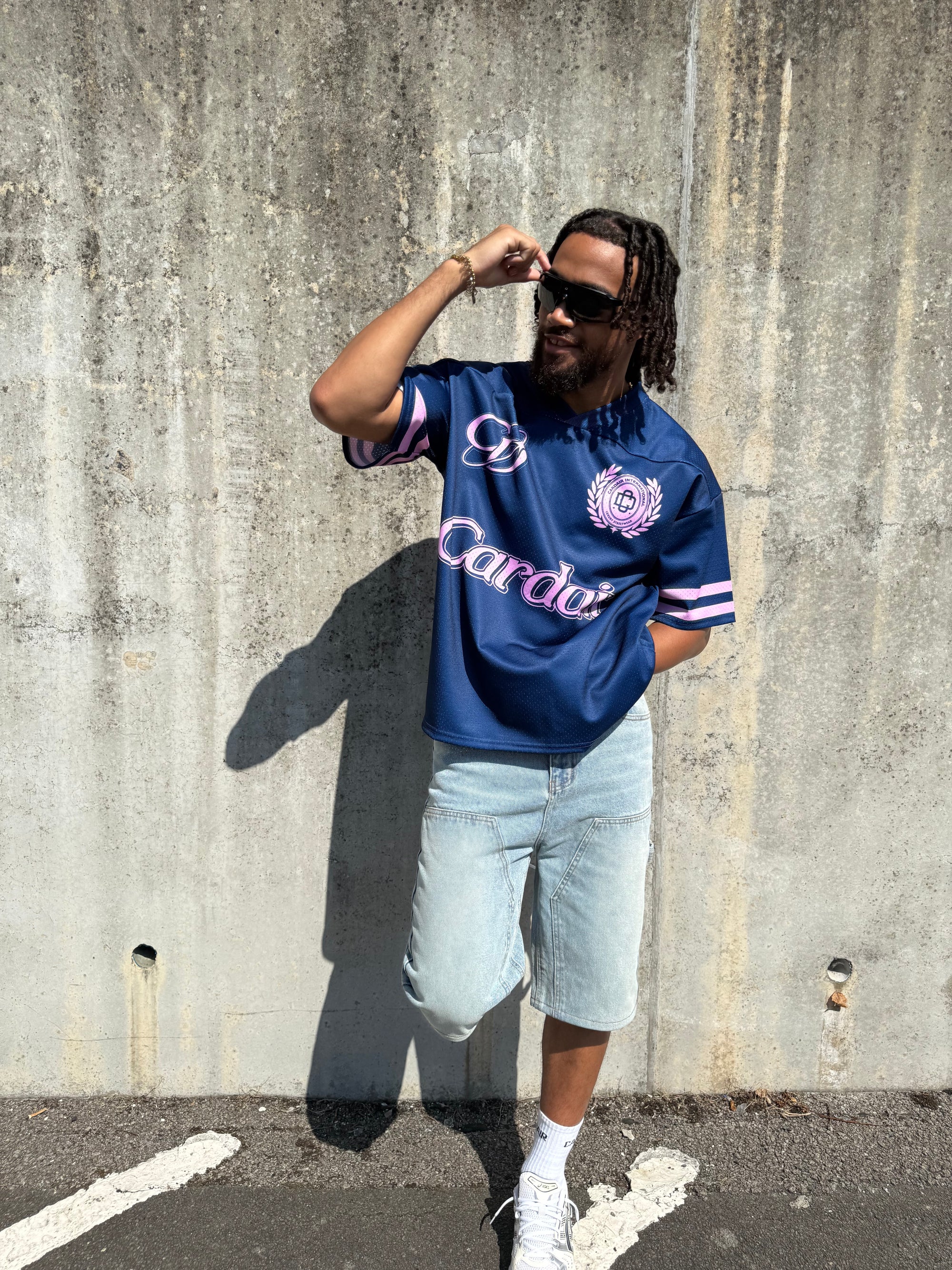 Club Mesh Jersey - Navy Blue