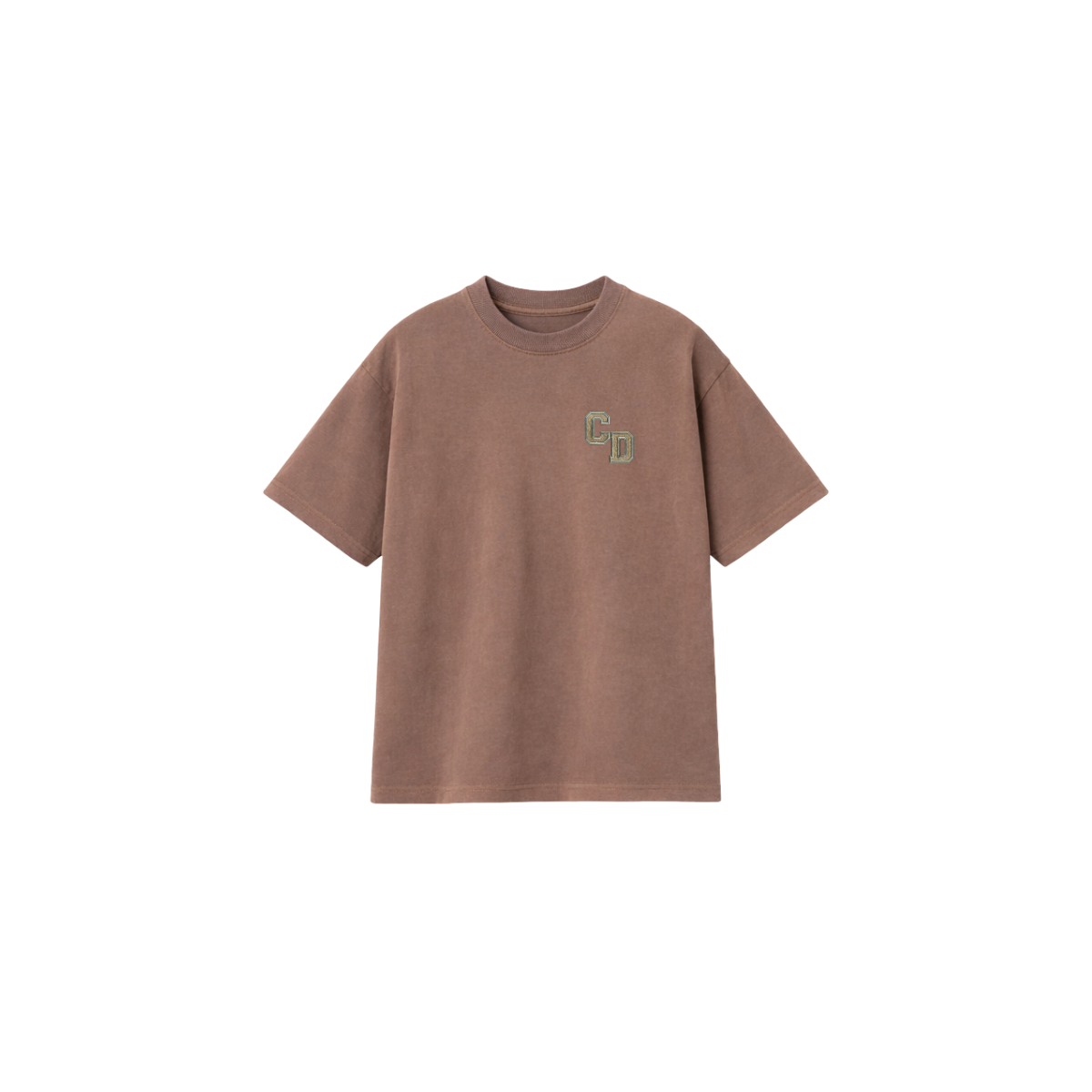 CD logo T shirt - Washed Mocha