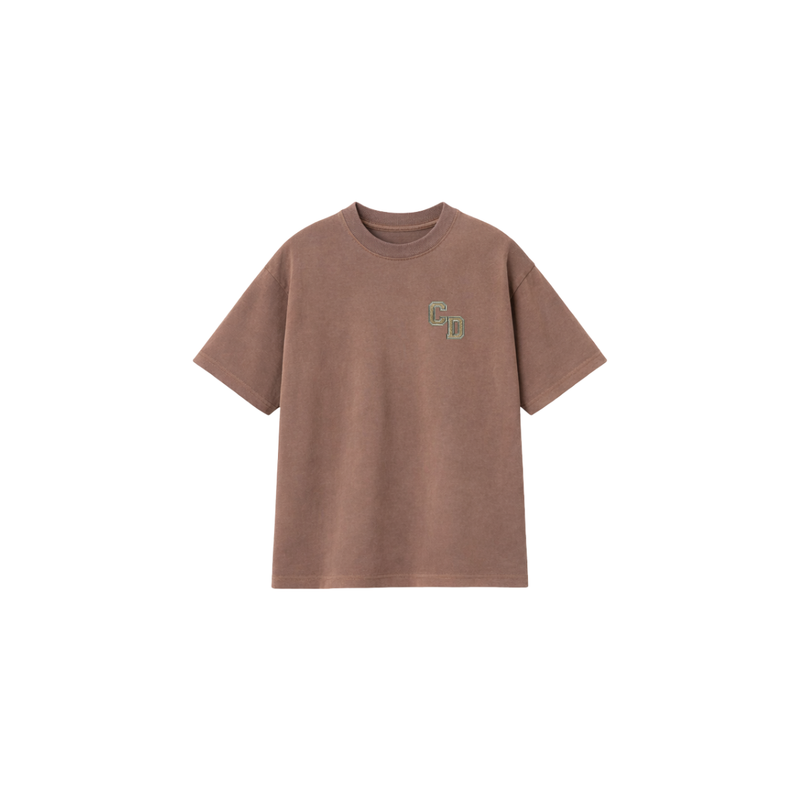 CD logo T shirt - Washed Mocha