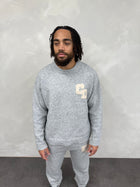 CD Logo Knit Sweater - Grey