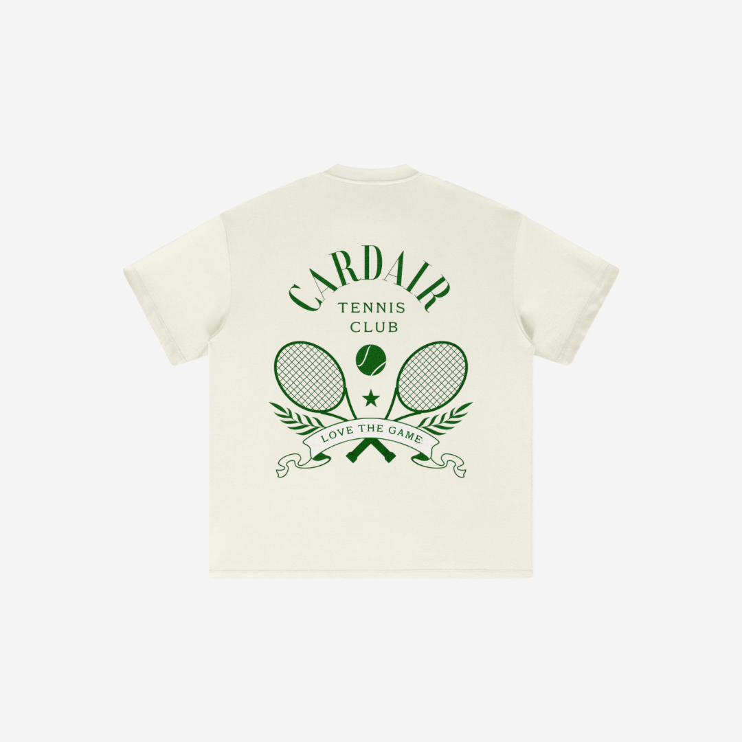 Tennis Club T Shirt - Ecru