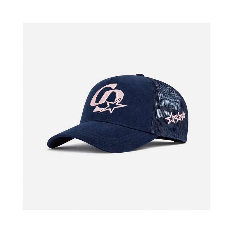 CD Star Suede Trucker - Navy/Pink