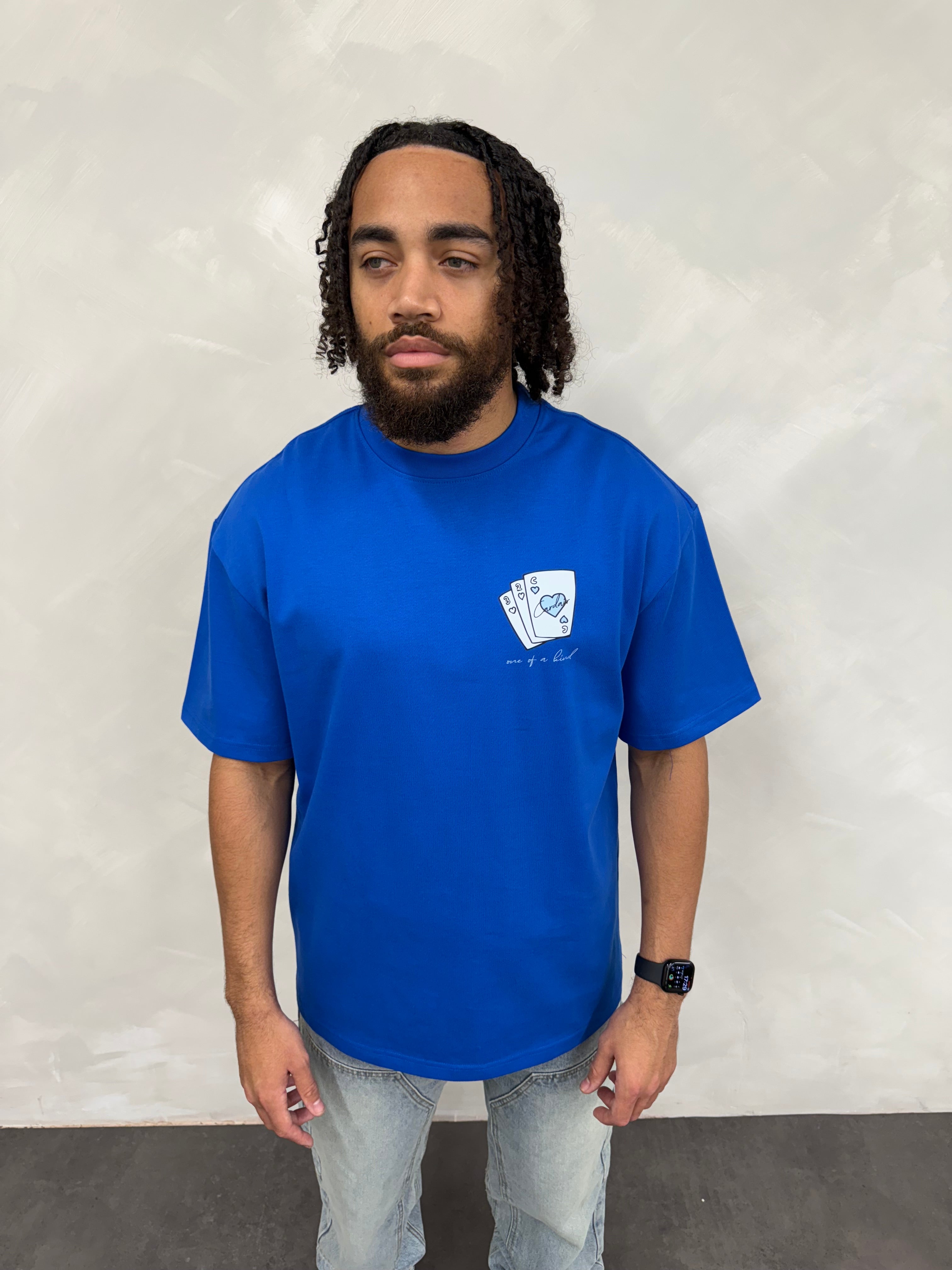 Cards T Shirt - Cobalt Blue