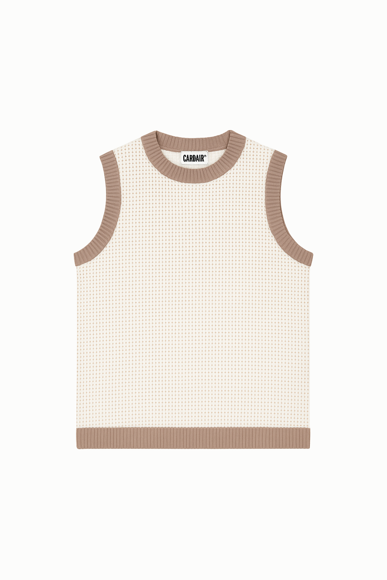 Resort Knit Vest - Ecru