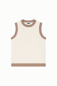 Resort Knit Vest - Ecru