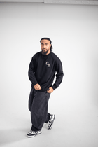 CD Logo Long Sleeve T shirt - Black