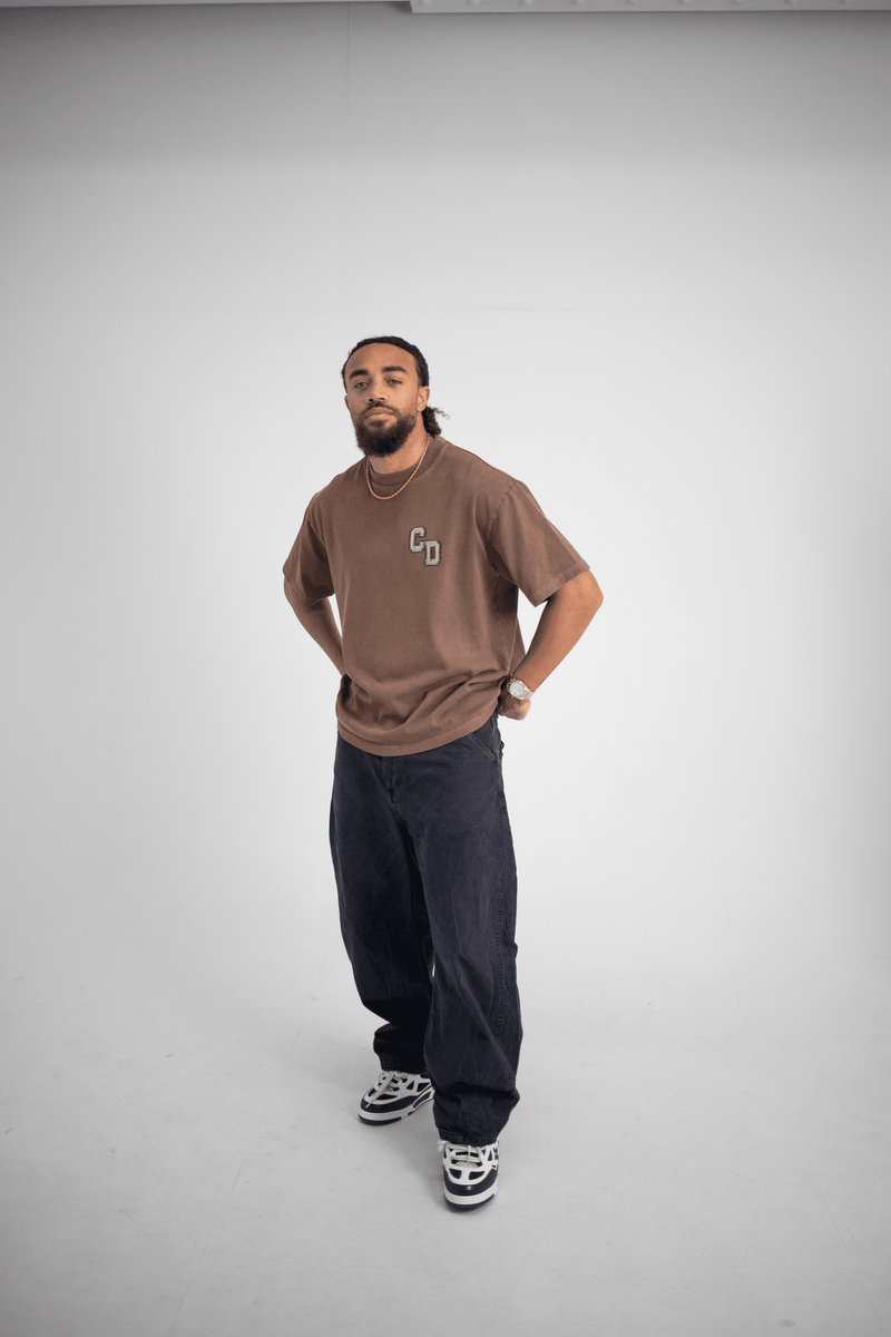 CD logo T shirt - Washed Mocha