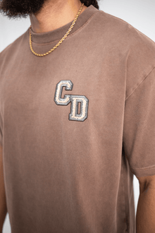 CD logo T shirt - Washed Mocha