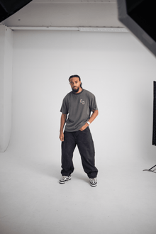 CD logo T shirt - Washed Charcoal