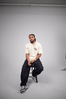 CD Logo T shirt - Ecru