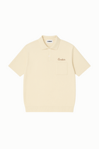 Resort Knit Polo Shirt - Ecru