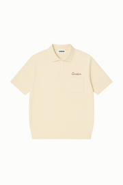 Resort Knit Polo Shirt - Ecru