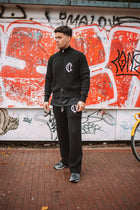 CD Emblem Knit Track Top - Black