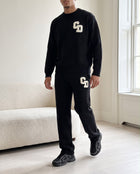 CD Logo Knit Sweater - Black
