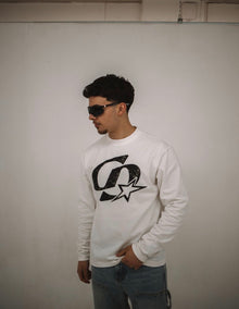 CD Star Long Sleve T Shirt - White