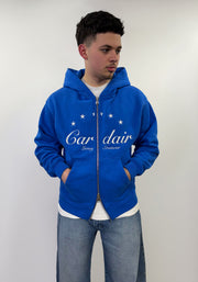 Embroidered Star Hoodie - Cobalt Blue