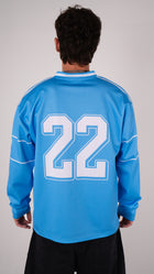 Long Sleeve Club Mesh Jersey - Sky Blue
