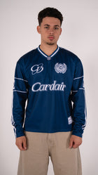 Long Sleeve Club Mesh Jersey - Navy Blue