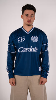 Long Sleeve Club Mesh Jersey - Navy Blue