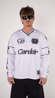 Long Sleeve Club Mesh Jersey - White