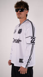 Long Sleeve Club Mesh Jersey - White
