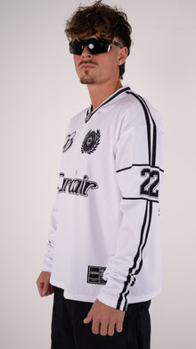Long Sleeve Club Mesh Jersey - White