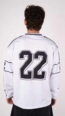 Long Sleeve Club Mesh Jersey - White