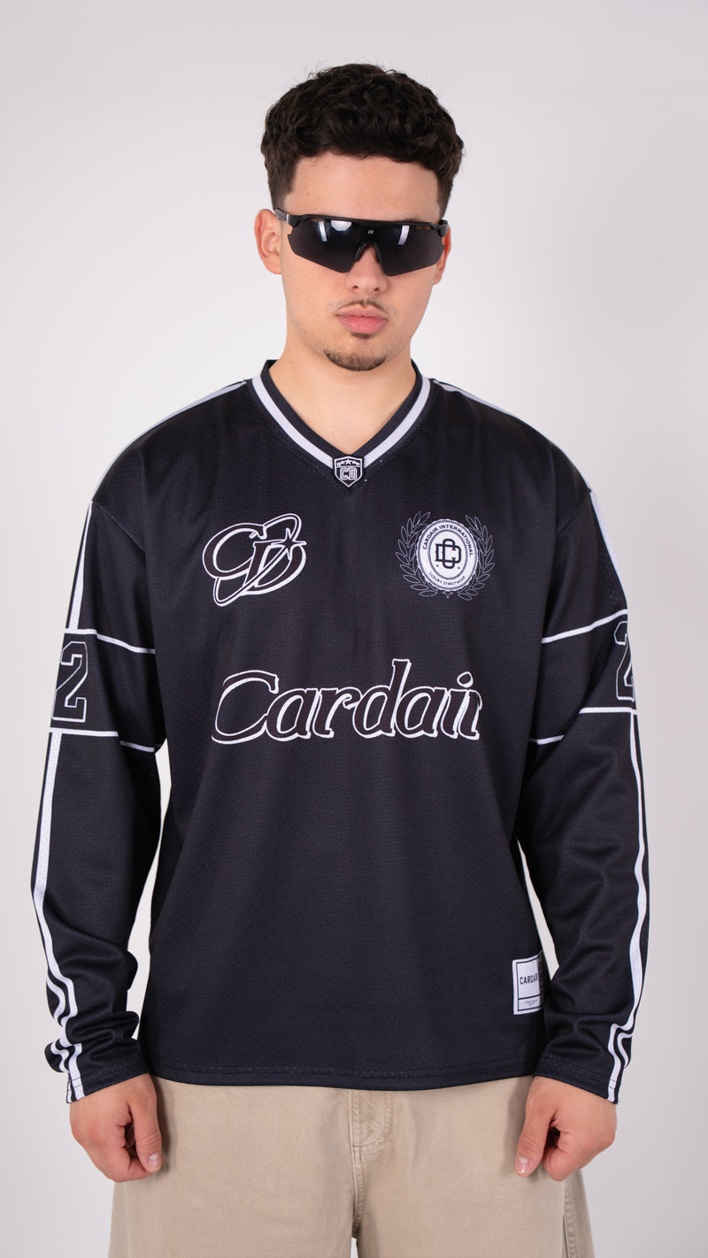 Long Sleeve Club Mesh Jersey - Black