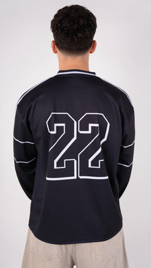 Long Sleeve Club Mesh Jersey - Black