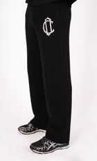 CD Emblem Knit Joggers - Black