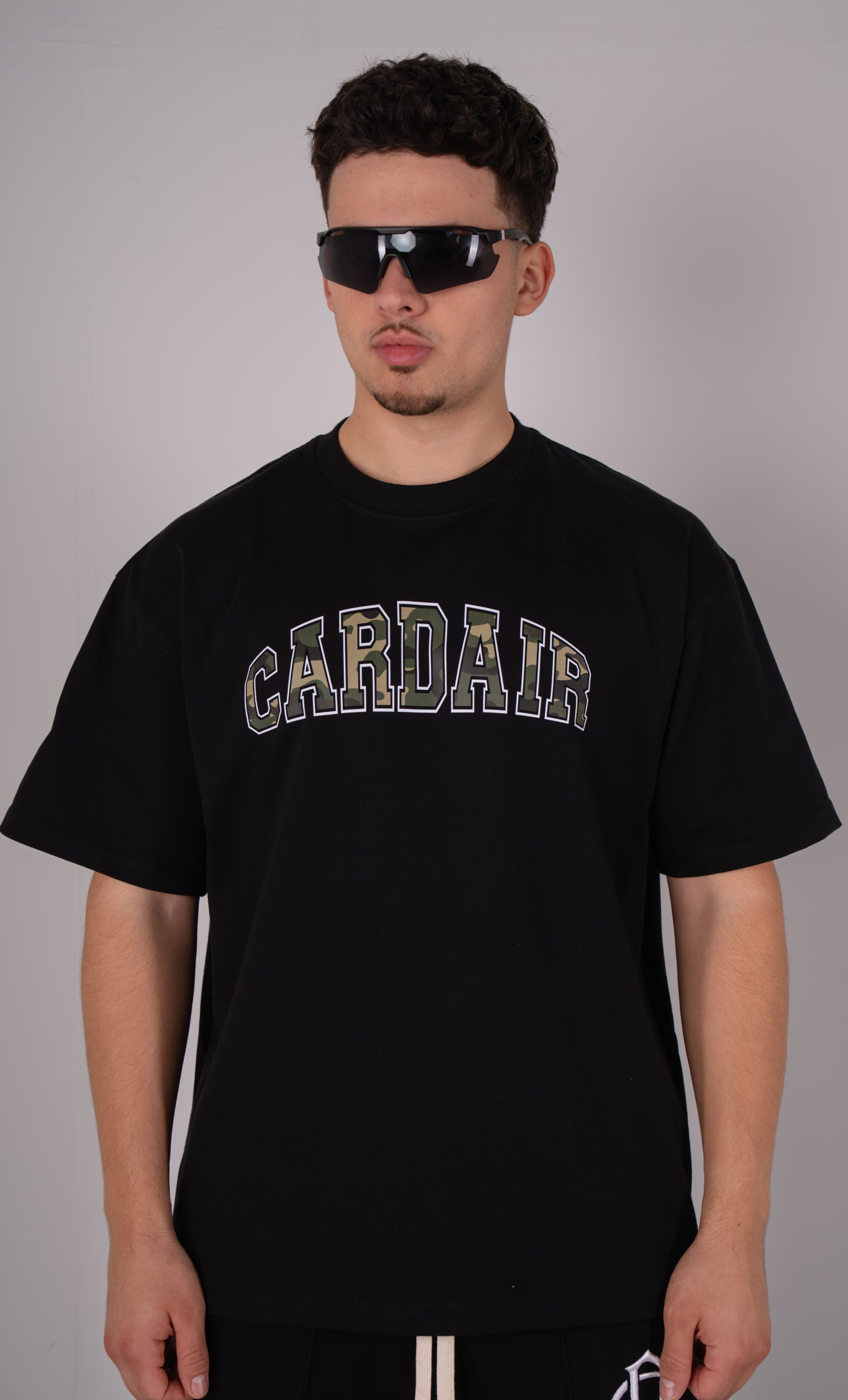 Camo Cardair T shirt - Black