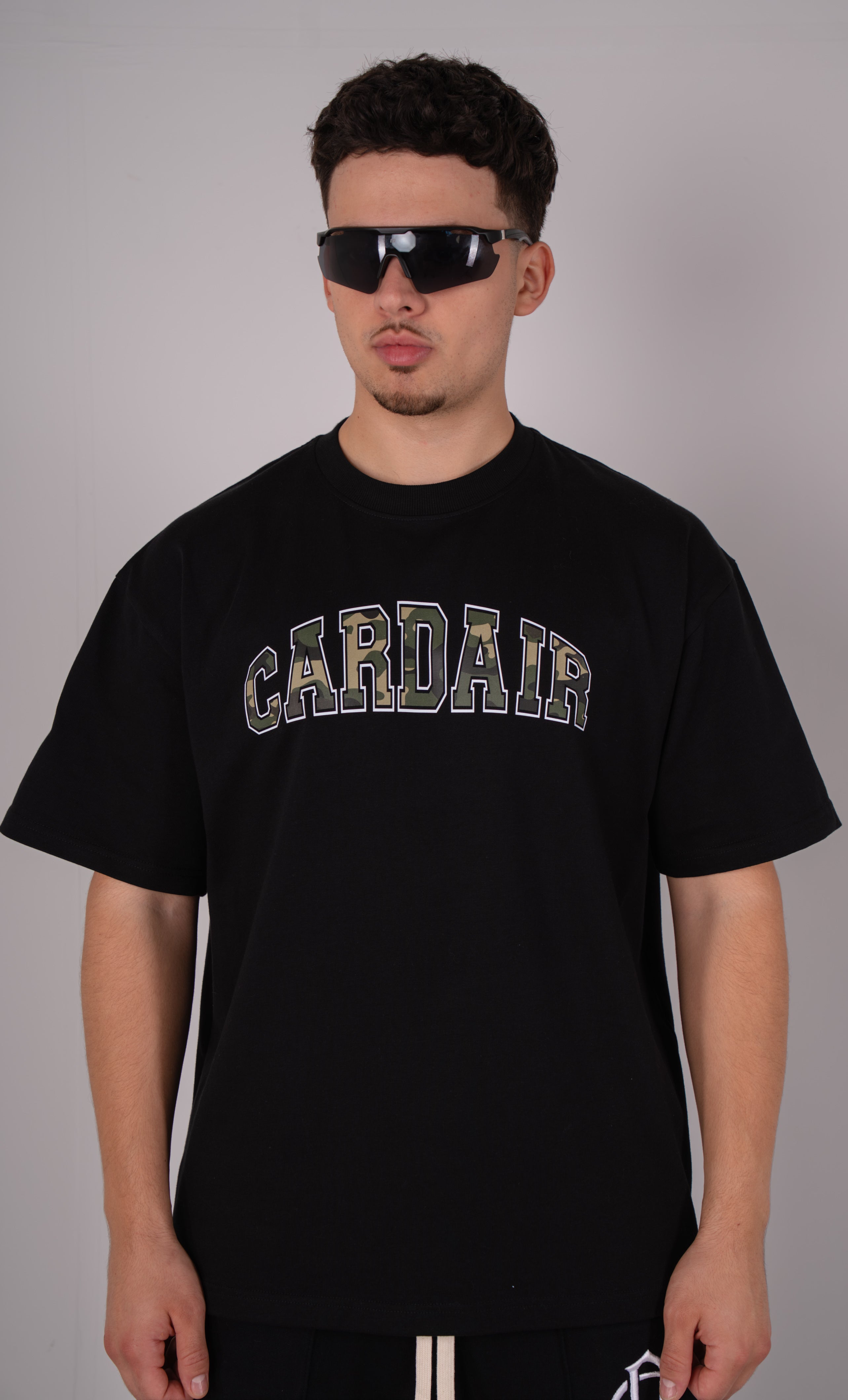 Camo Cardair T shirt - Black