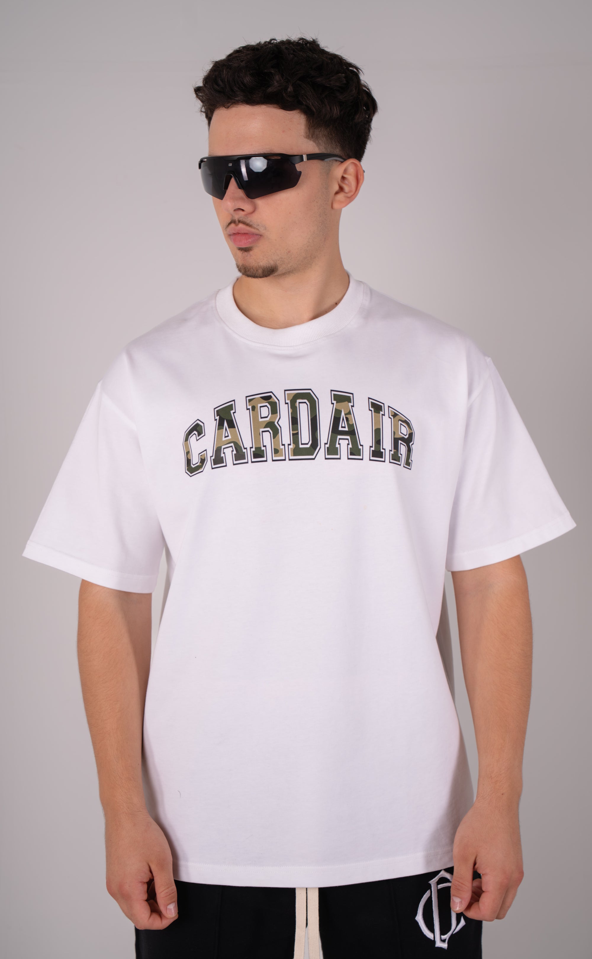 Camo Cardair T shirt - White