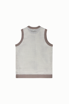 Resort Knit Vest - Ecru