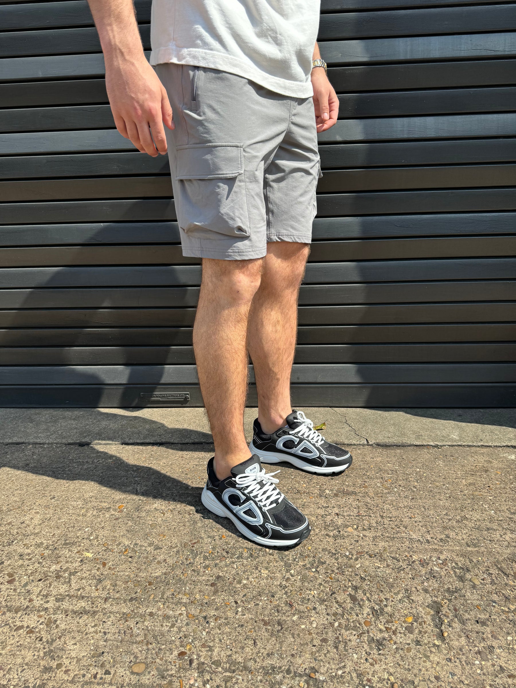 Tech Cargo Shorts - Grey