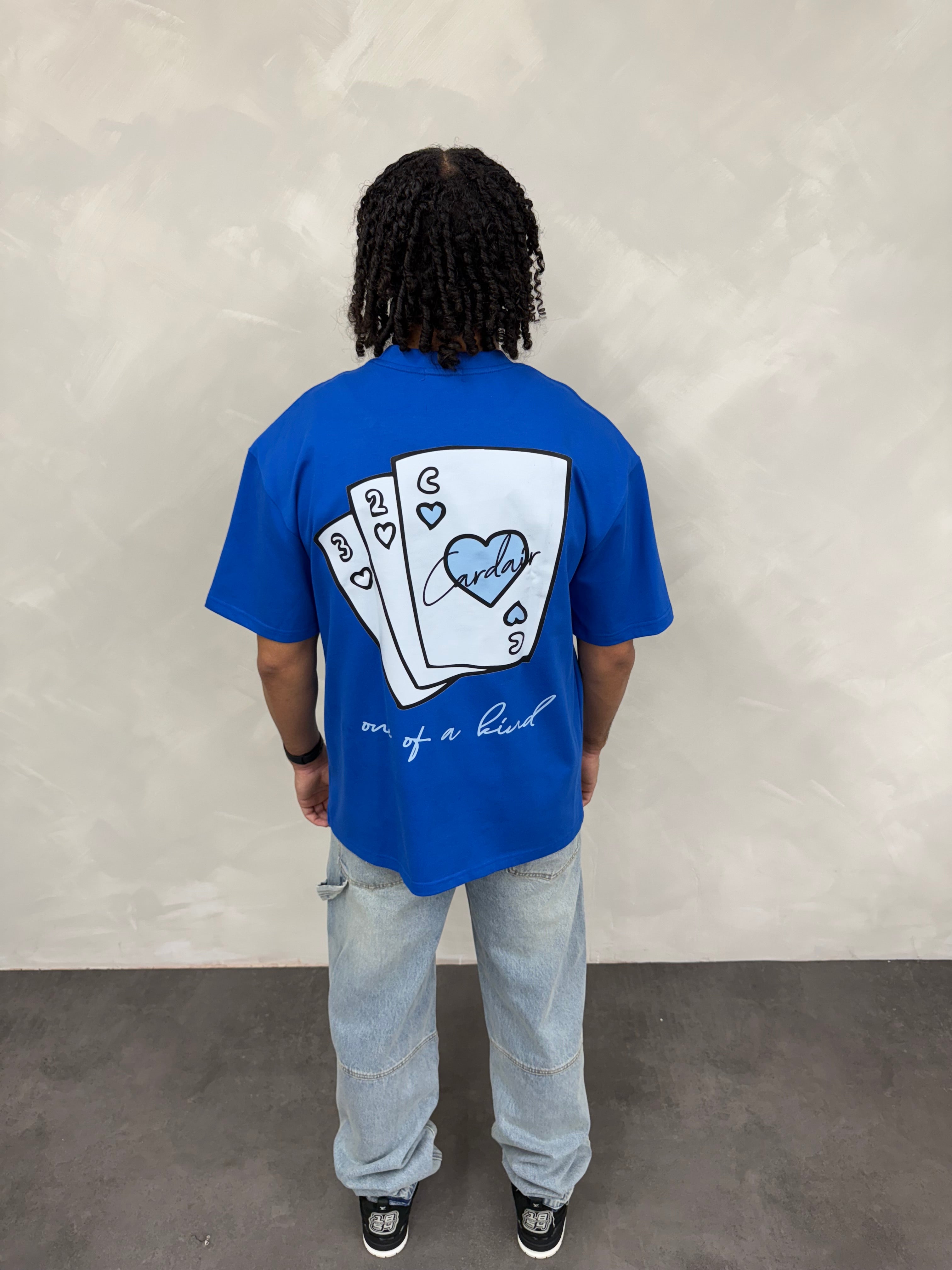 Cards T Shirt - Cobalt Blue