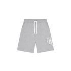 Embroidered Heart Shorts - Grey