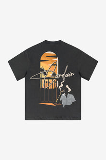 Havana Lounge T Shirt - Charcoal