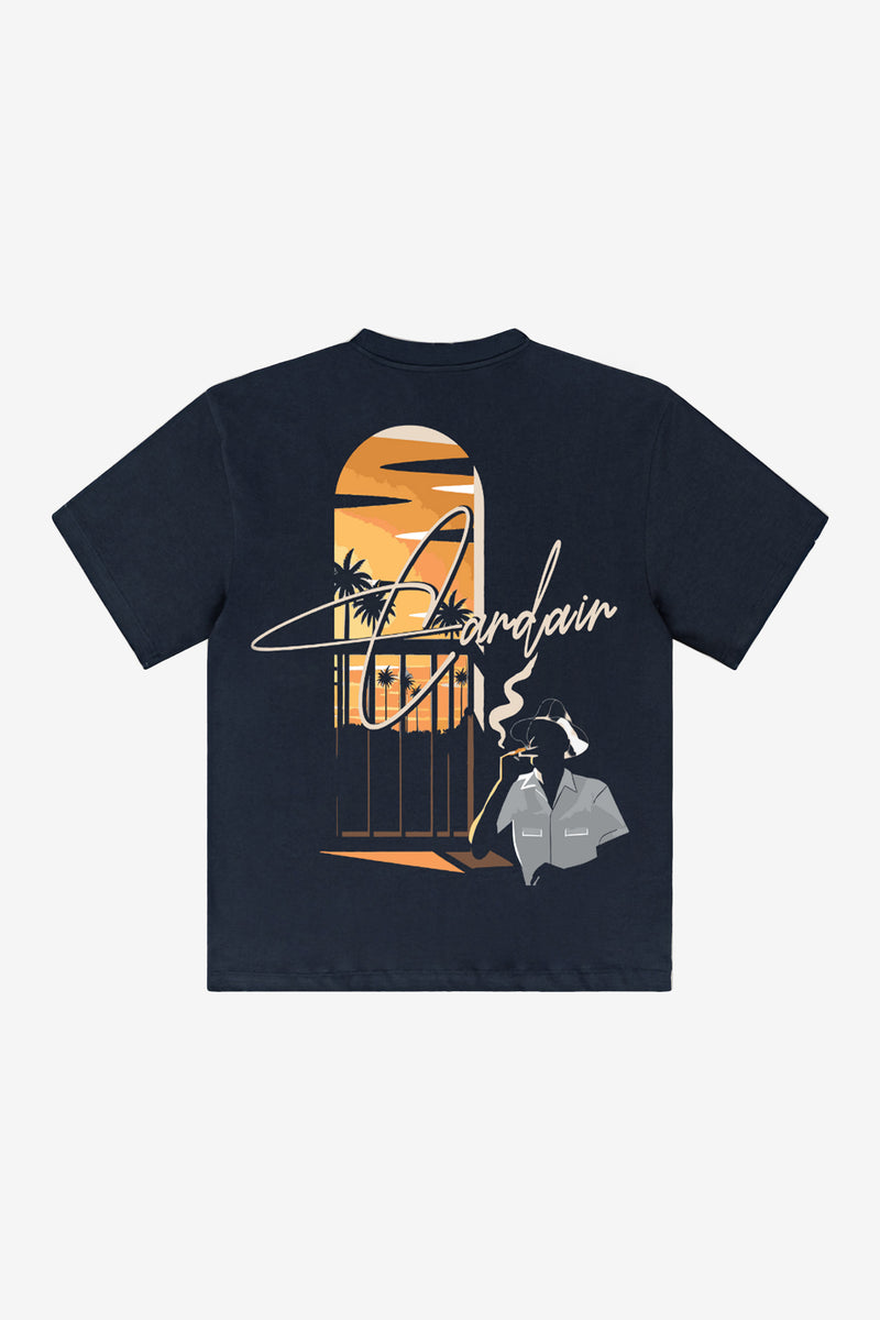 Havana Lounge T Shirt - Navy Blue