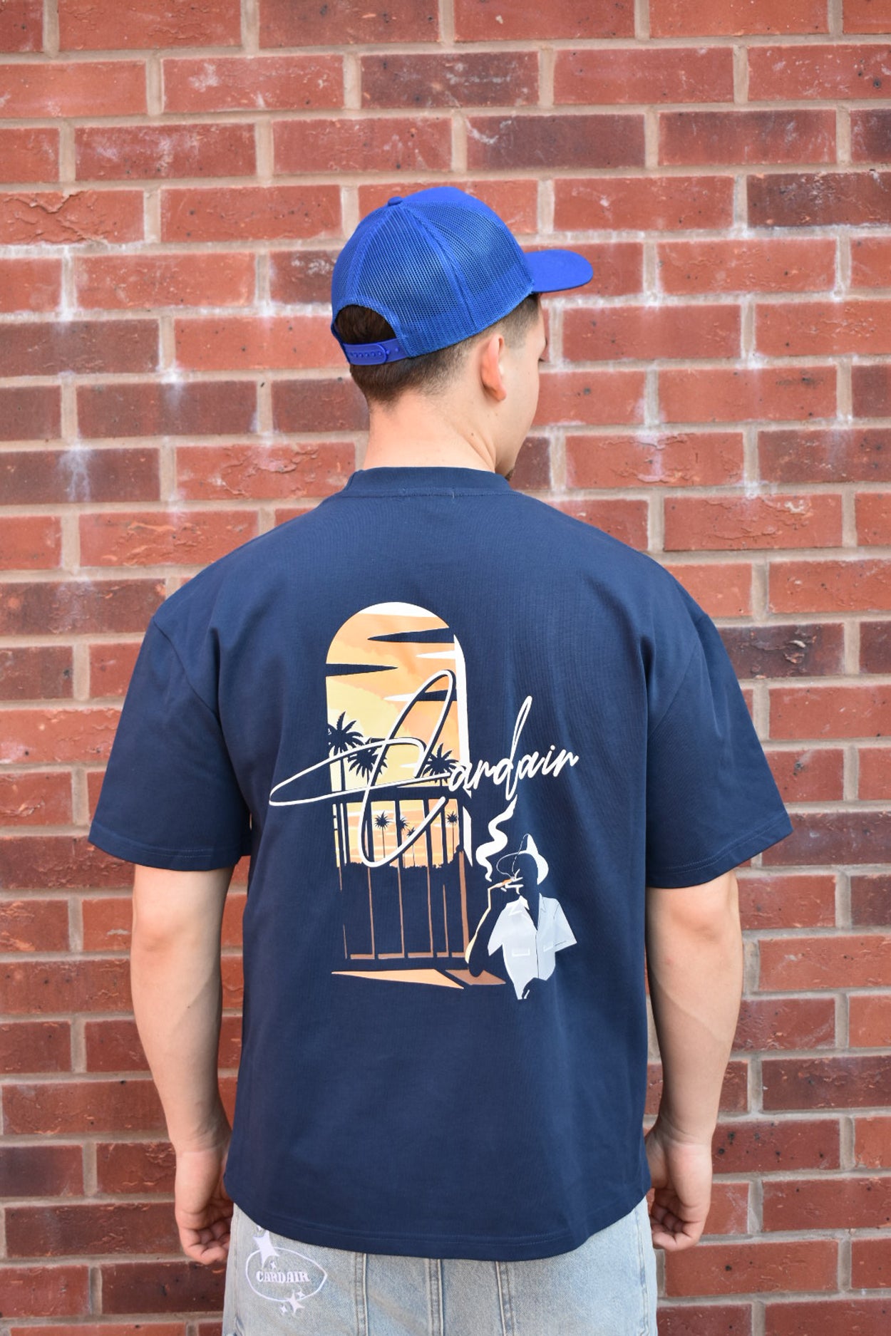 Havana Lounge T Shirt - Navy Blue