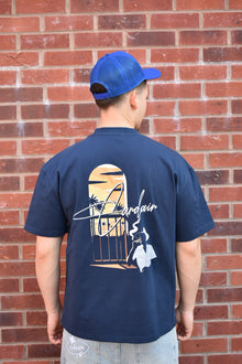 Havana Lounge T Shirt - Navy Blue