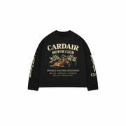 Motor Club Long Sleeve T Shirt - Black
