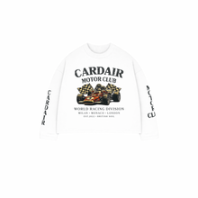 Motor Club Long Sleeve T Shirt - White